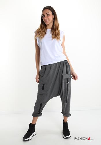 Trousers in Cotton  with pockets - ph 5