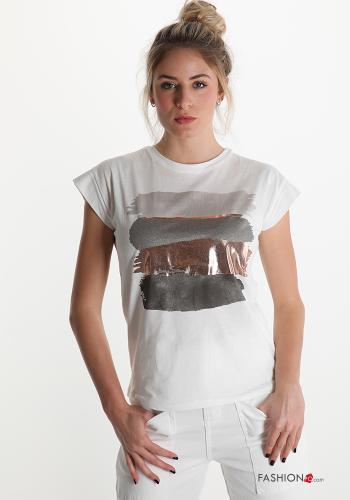 T-shirt in Cotone Fantasia stampata - ph 1