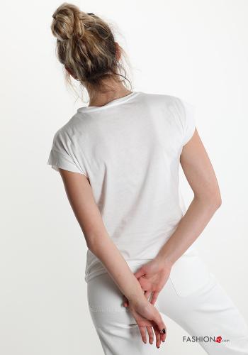 T-shirt in Cotone Fantasia stampata - ph 2