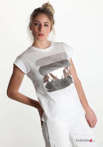 T-shirt in Cotone Fantasia stampata - ph 3