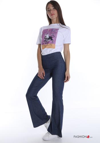 Jeans in Cotone  a zampa - ph 5