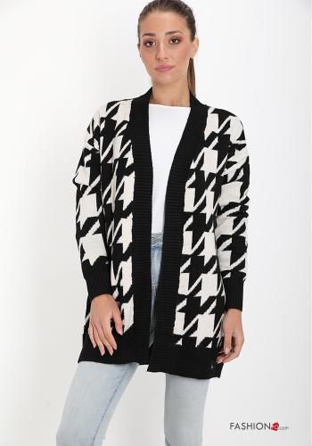 Strickjacke Hahnentritt Muster - ph 1