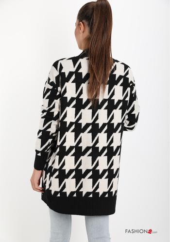 Strickjacke Hahnentritt Muster - ph 2