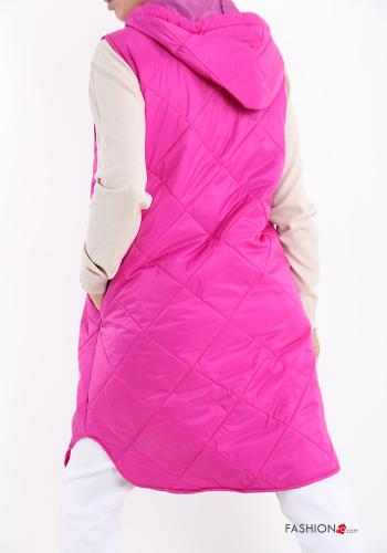 Gilet with pockets with hood with zip - ph 2