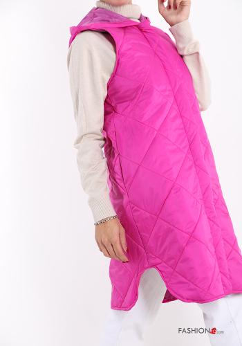 Gilet with pockets with hood with zip - ph 3