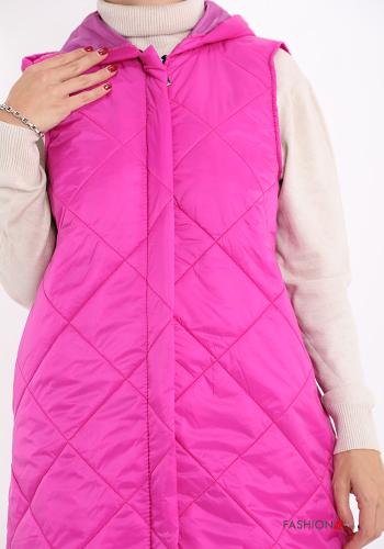 Gilet with pockets with hood with zip - ph 4