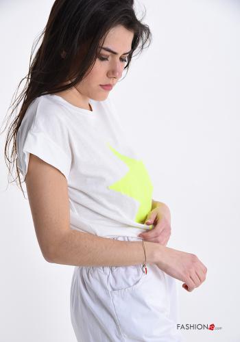 T-shirt in Cotone Fantasia stampata - ph 3