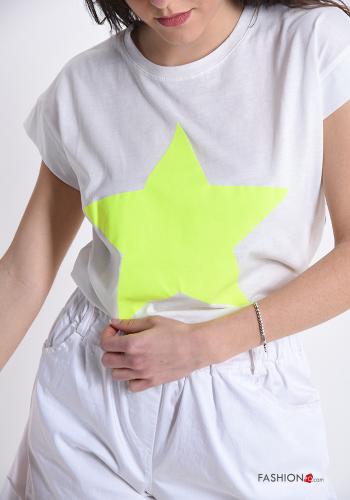 T-shirt in Cotone Fantasia stampata - ph 4