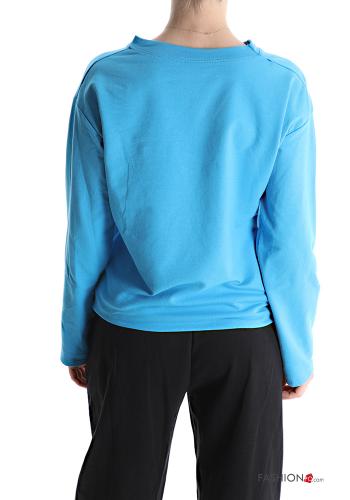 Sweatshirt en Coton imprimé avec coulisse - ph 2