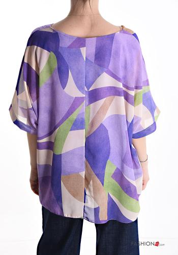 Abstract print Blouse 3/4 sleeve - ph 2