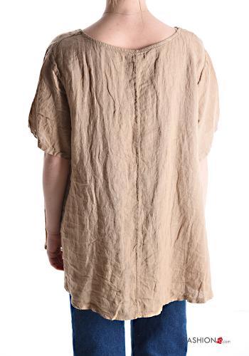 Blusa in Lino asimmetrico - ph 2