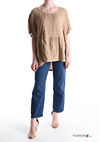 Blusa in Lino asimmetrico - ph 5