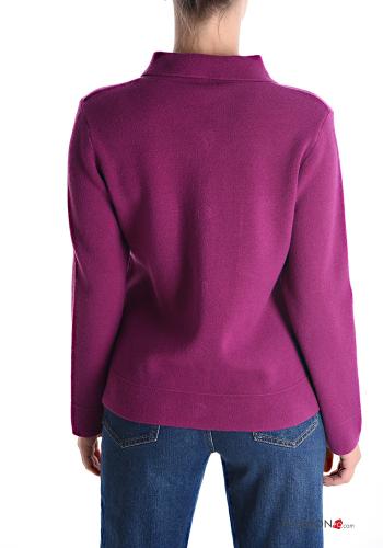 with collar Cardigan with buttons with pockets - ph 2
