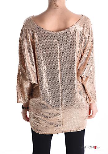 metallic Long sleeved top 3/4 sleeve - ph 2
