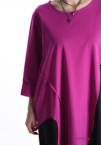 Abito in Cotone lungo girocollo - ph 4