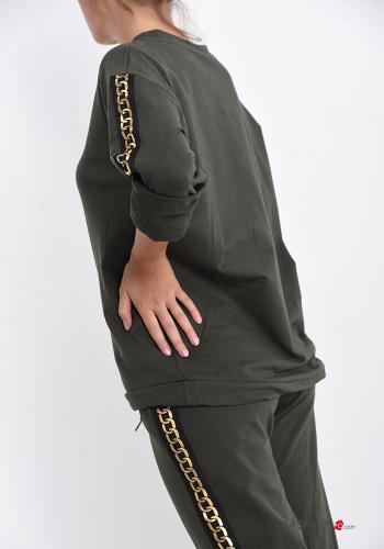 Cotton Sweatshirt with bow - ph 2
