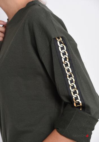 Cotton Sweatshirt with bow - ph 4