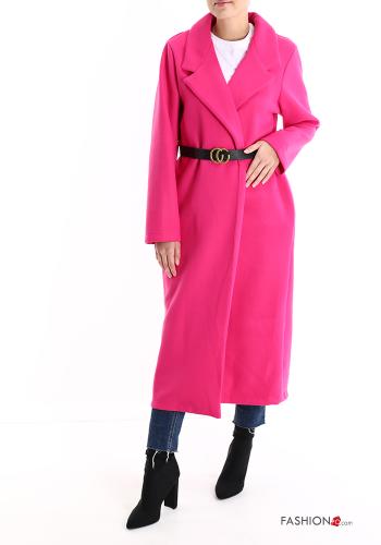Coat with belt with pockets - ph 1