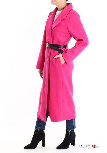 Coat with belt with pockets - ph 3