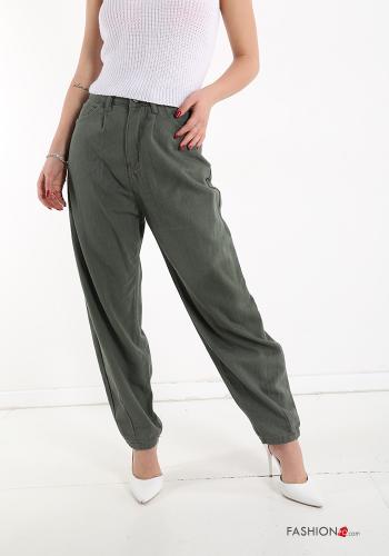 Pantalon en Coton avec poches - ph 1