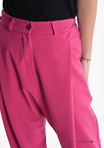 mit tiefem schritt Hose mit Taschen mit gummizug - ph 4