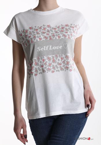Patterned Cotton T-shirt