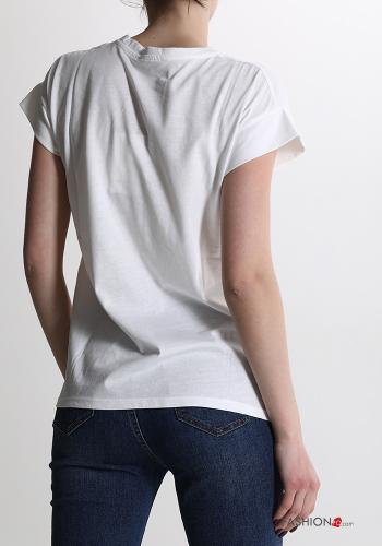 Patterned Cotton T-shirt - ph 2