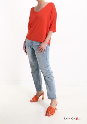 V-Ausschnitt Strickpullover - ph 5