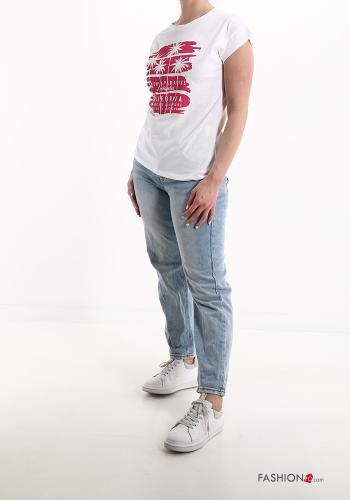 Patterned Cotton T-shirt - ph 5