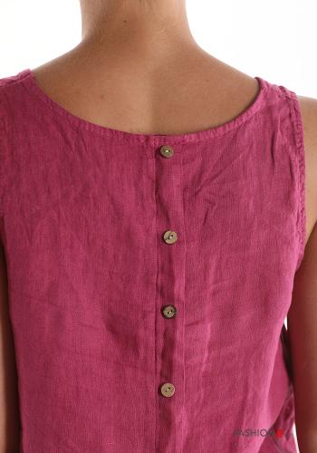 Linen Tank-Top with buttons - ph 4