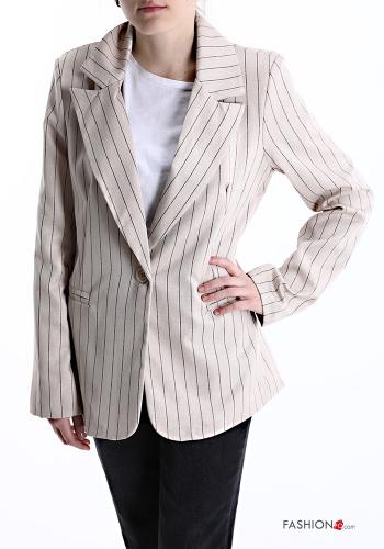 Streifenmuster Blazer