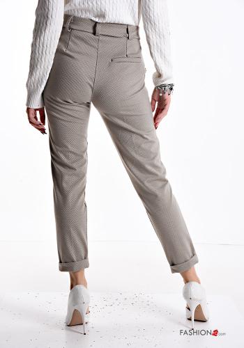 Chino Fantasia tartan con tasche - ph 2