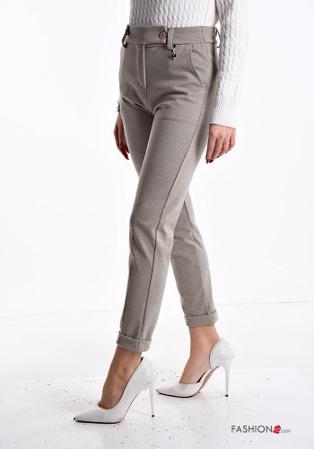 Chino Fantasia tartan con tasche - ph 3