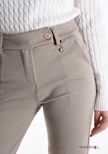 Chino Fantasia tartan con tasche - ph 4