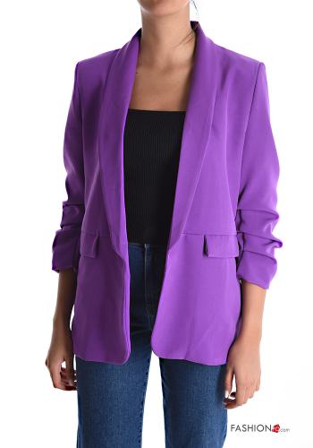 Blazer avec doublure manches à trois-quarts - ph 1