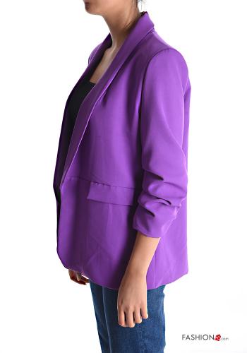 Blazer avec doublure manches à trois-quarts - ph 3