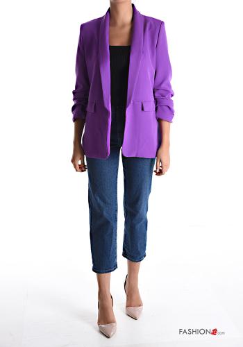 Blazer avec doublure manches à trois-quarts - ph 6