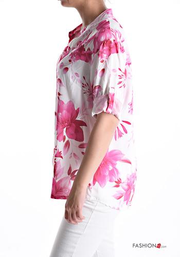 Camicia maniche corte Fantasia floreale - ph 3
