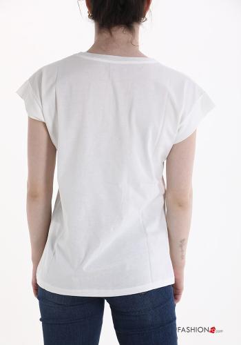 T-shirt in Cotone Fantasia stampata - ph 2