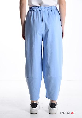 Hose aus Baumwolle mit Taschen mit gummizug - ph 2
