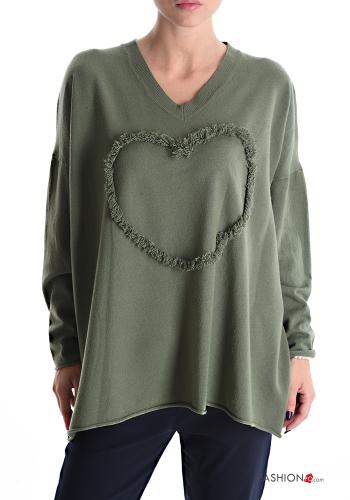 Sweater with v-neck - ph 1