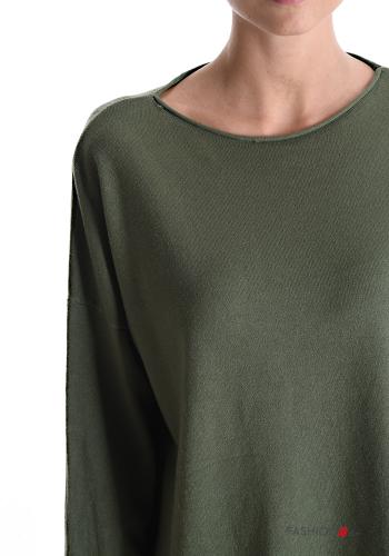 lange ärmel u-boot ausschnitt Strickpullover - ph 4