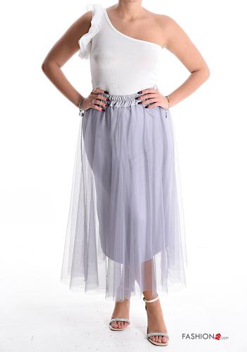 Jupe tulle Longuette avec doublure avec élastique - ph 5