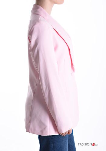 extra lange ärmel Blazer mit Knöpfen mit Taschen - ph 3