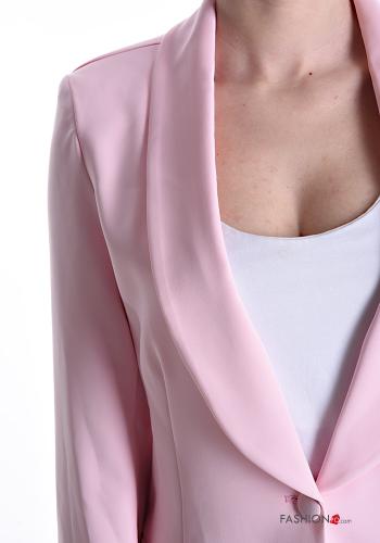 extra lange ärmel Blazer mit Knöpfen mit Taschen - ph 4