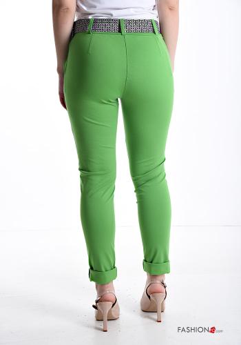 Pantalone skinny con cintura con tasche - ph 2