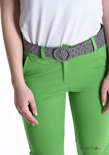Pantalone skinny con cintura con tasche - ph 4