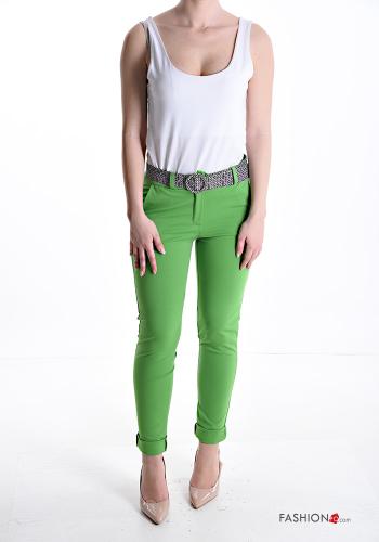 Pantalone skinny con cintura con tasche - ph 5