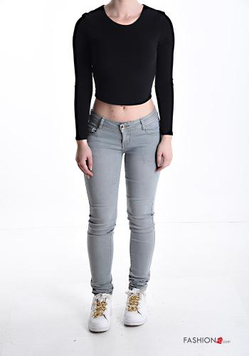 skinny Cotton Jeans with pockets - ph 5