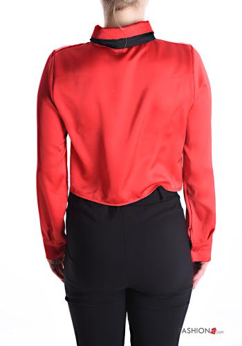 Chemise à collet avec noeud - ph 2
